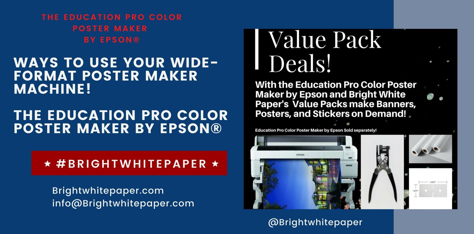 The Education Pro Color Poster Maker Machine by Epson!